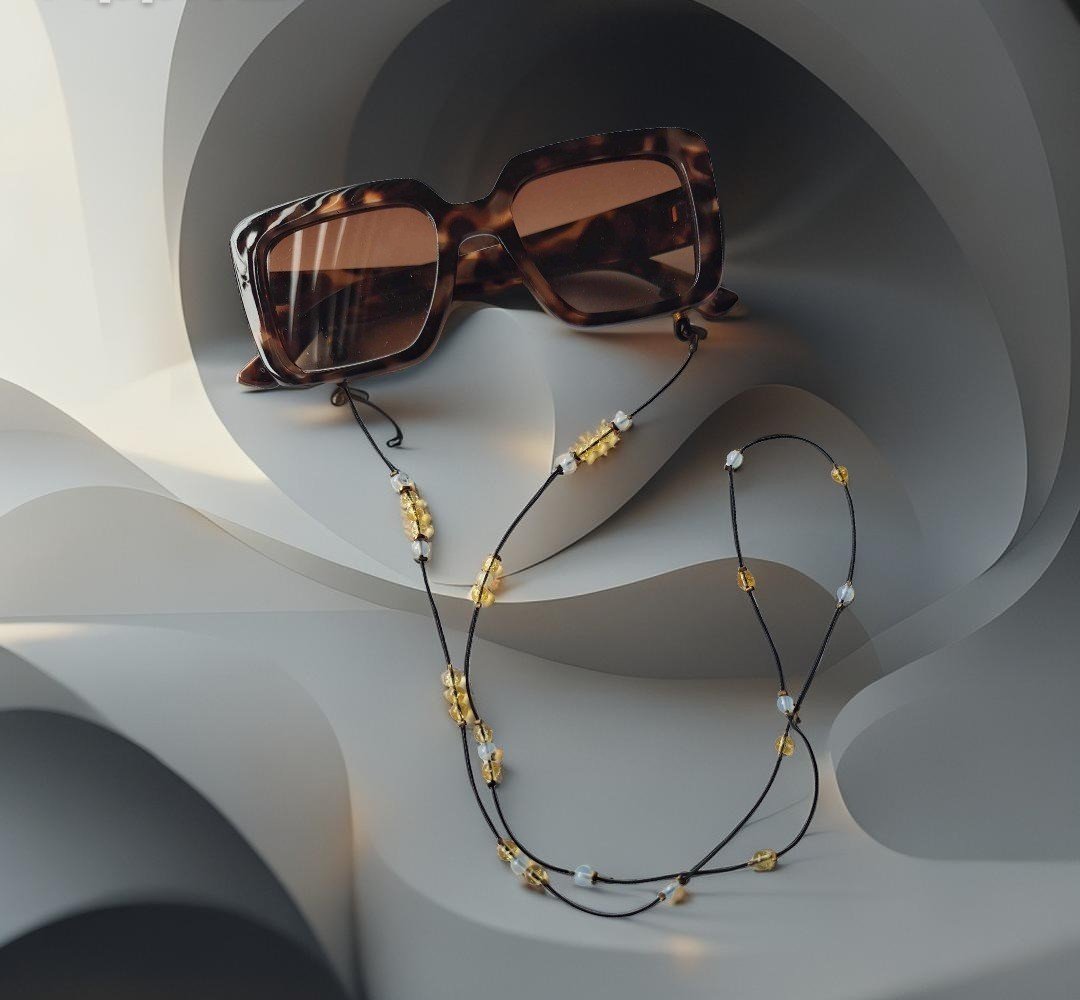 akiniu grandinele citrinas