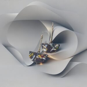 auskarai polimerinio molio ilgas