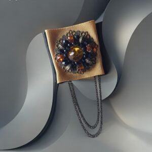 Sagės su stiklo kristalais