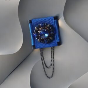 Sagės su stiklo kristalais